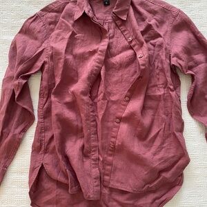 NWT Never Worn 100% Athleta Linen Shirt